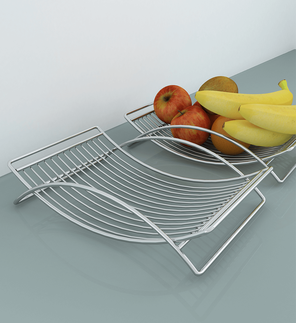 Portable Fruit Rack Wire Base